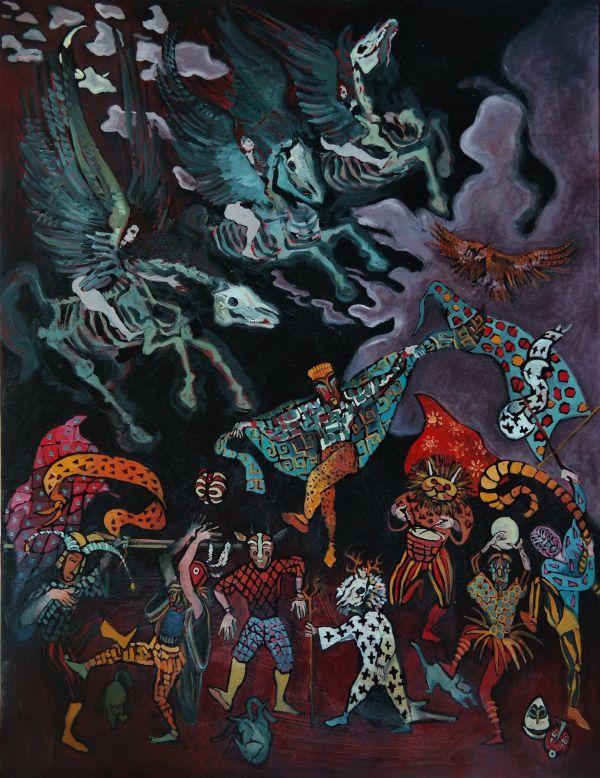 Valkyrie, 2022, Oil on canvas, 116 x 89 cm