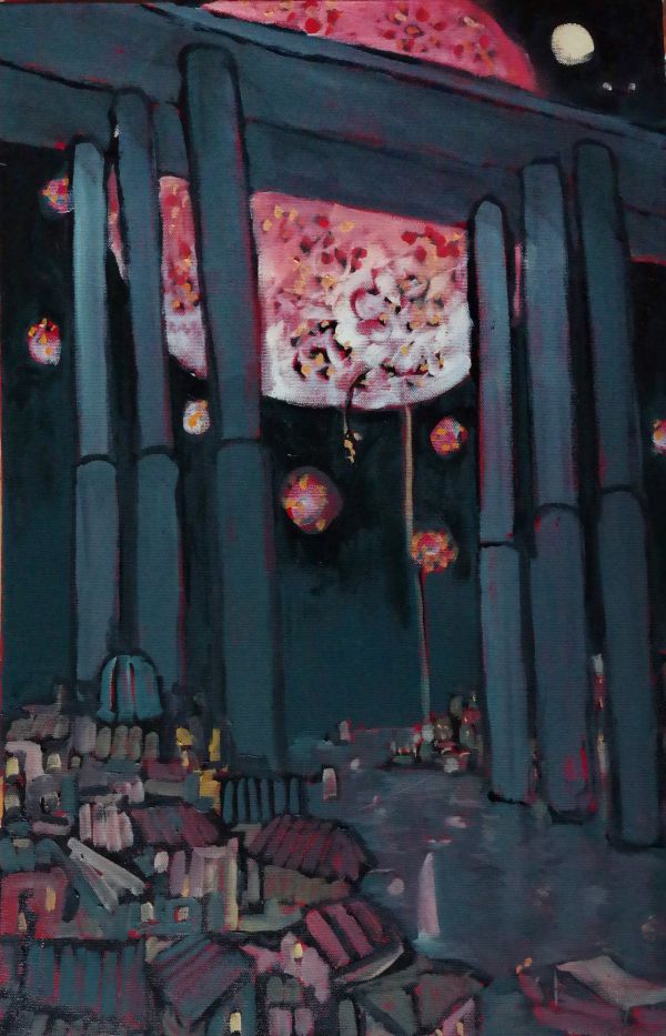 Balat, 2022, Oil on canvas, 60 x 40 cm