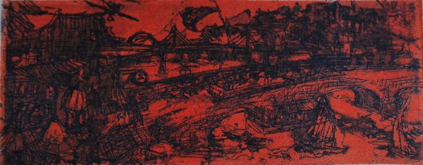 Mini Karaköy, 2022, Engraving, 14,5 x 18,5 cm