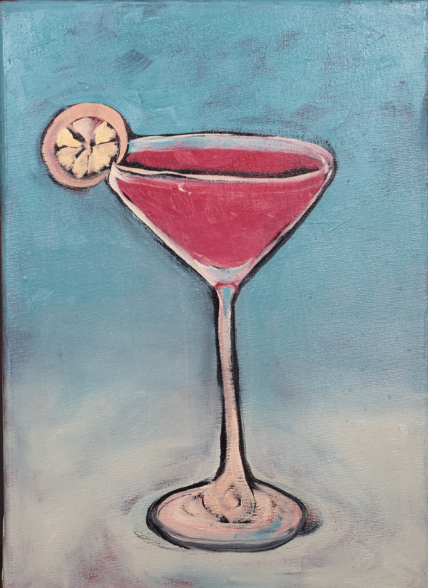 Cosmopolitan, 2025, Oil on canvas, 35x25 cm