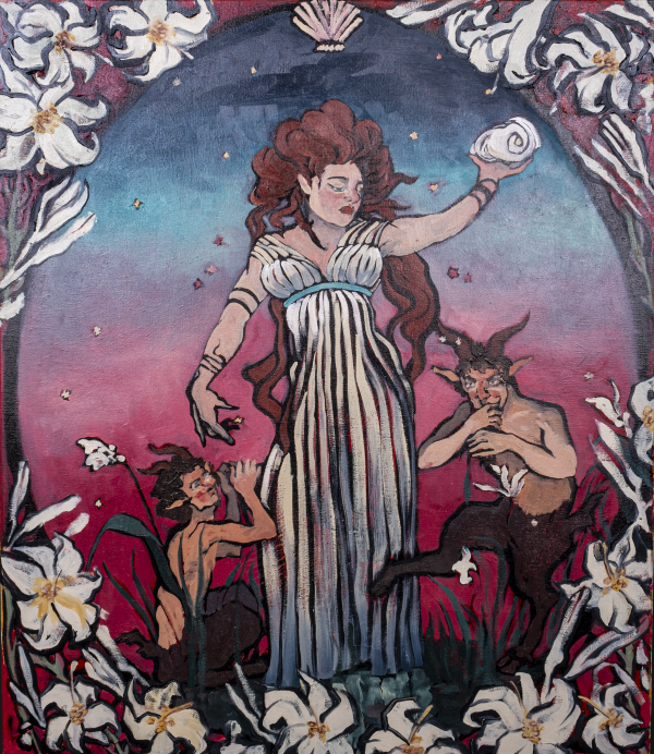 Venus / Night Star, 2025, Oil on canvas, 70x60 cm