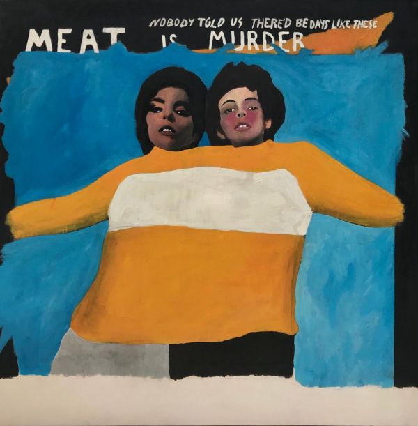 Drone-, 2021, Acrylic on canvas, 130 x 130 cm.