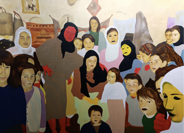 testament, 2023, Oil on canvas, 140 x 100 cm.