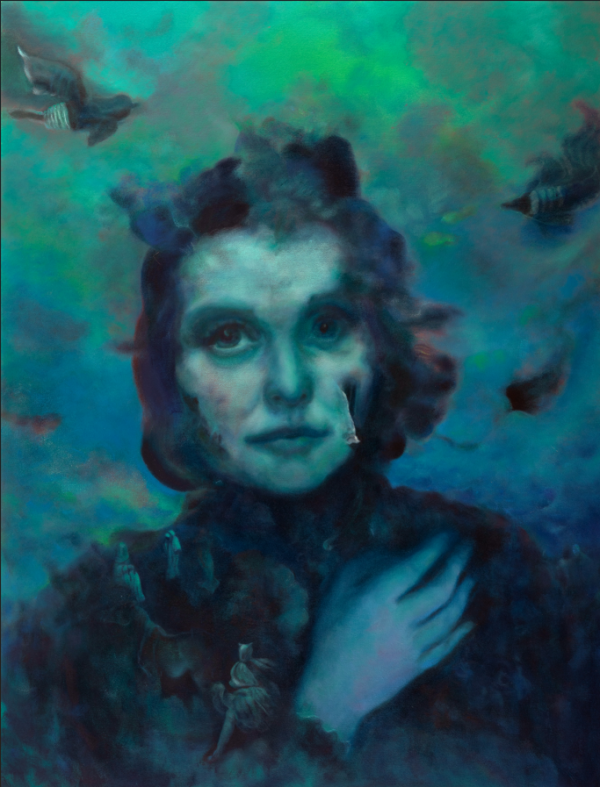 The Tireless Queen, 2018, Oil on canvas, 115 x 88 cm.