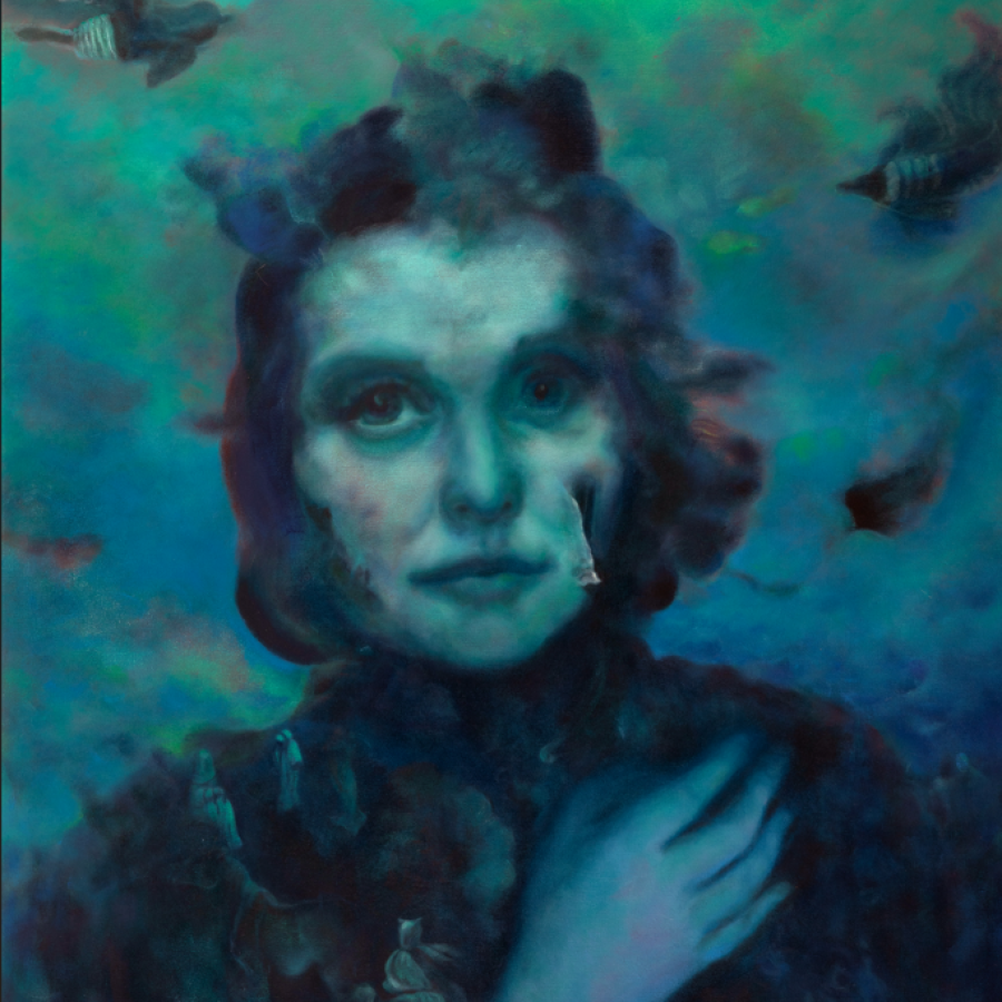The Tireless Queen, 2025, Oil on canvas, 115 x 88 cm.