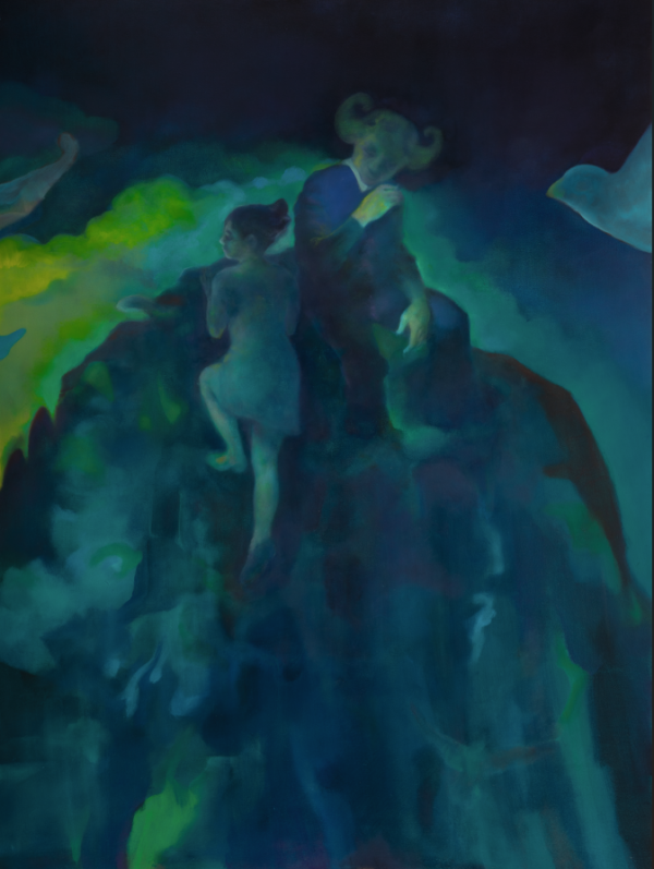 Climber, 2025, Oil on canvas, 140 x 105 cm.
