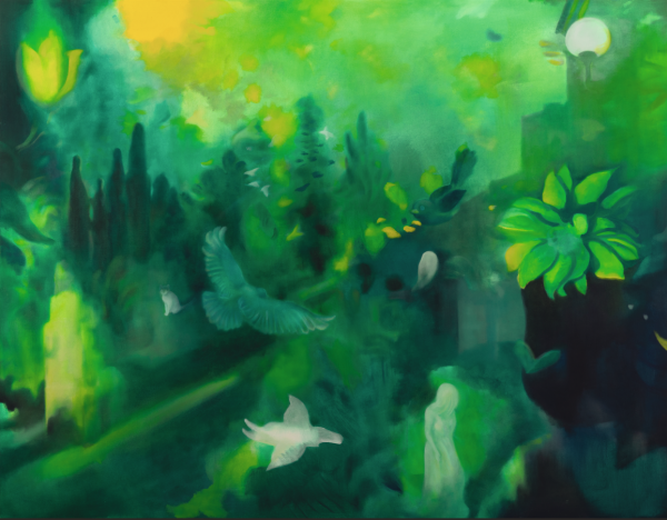 Afternoon of a Dreamer, 2025, Oil on canvas, 140 x 180 cm.