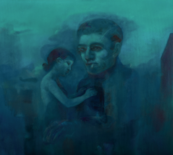 Remake, 2025, Oil on canvas, 90 x 100 cm.