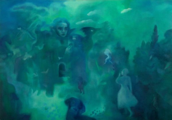 Storm, 2025, Oil on canvas, 70 x 100 cm.