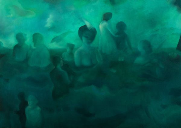 By Accident, 2024, Oil on canvas, 70 x 100 cm.