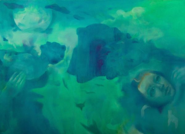 If Only You Had Been, 2025, Oil on canvas, 73 x 100 cm.